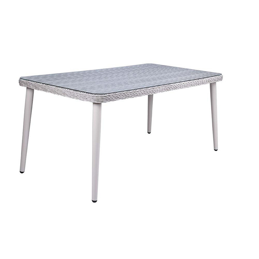 ACME - Jenneva 7PC Patio Dining Set in Night Green/Gray