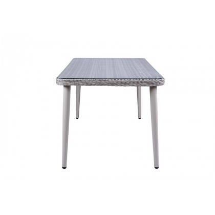 ACME - Jenneva 7PC Patio Dining Set in Night Green/Gray