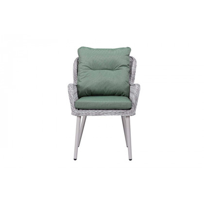 ACME - Jenneva 7PC Patio Dining Set in Night Green/Gray