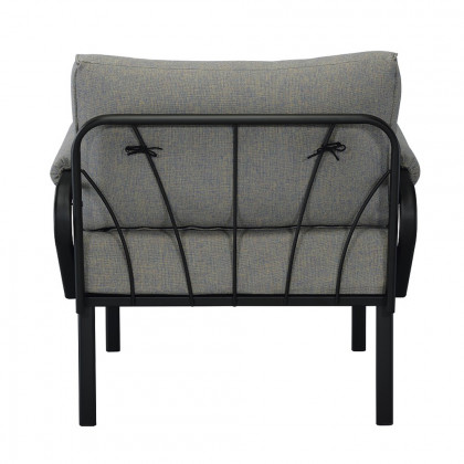 ACME Rajni Patio Arm Chair - Gray Black