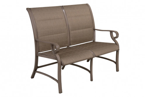 Agio™ - Aluminum Sling Loveseat With Padded Reticulated Foam