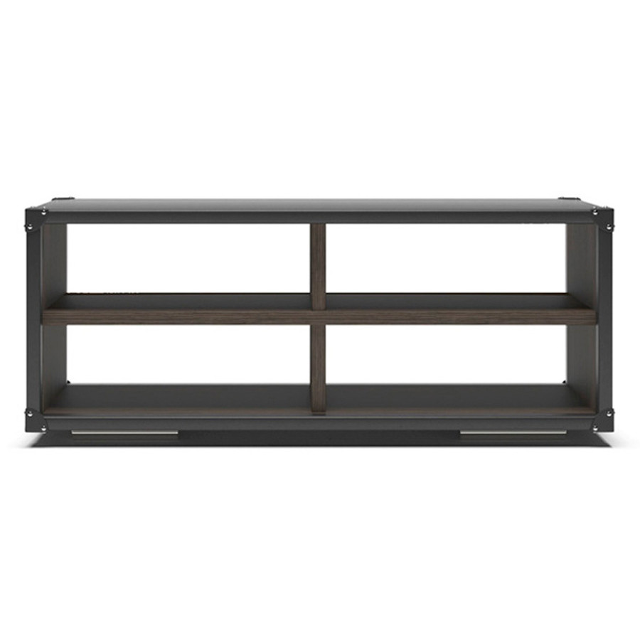 Alexandra - Compass Rectangle Side Table in Dark Oak
