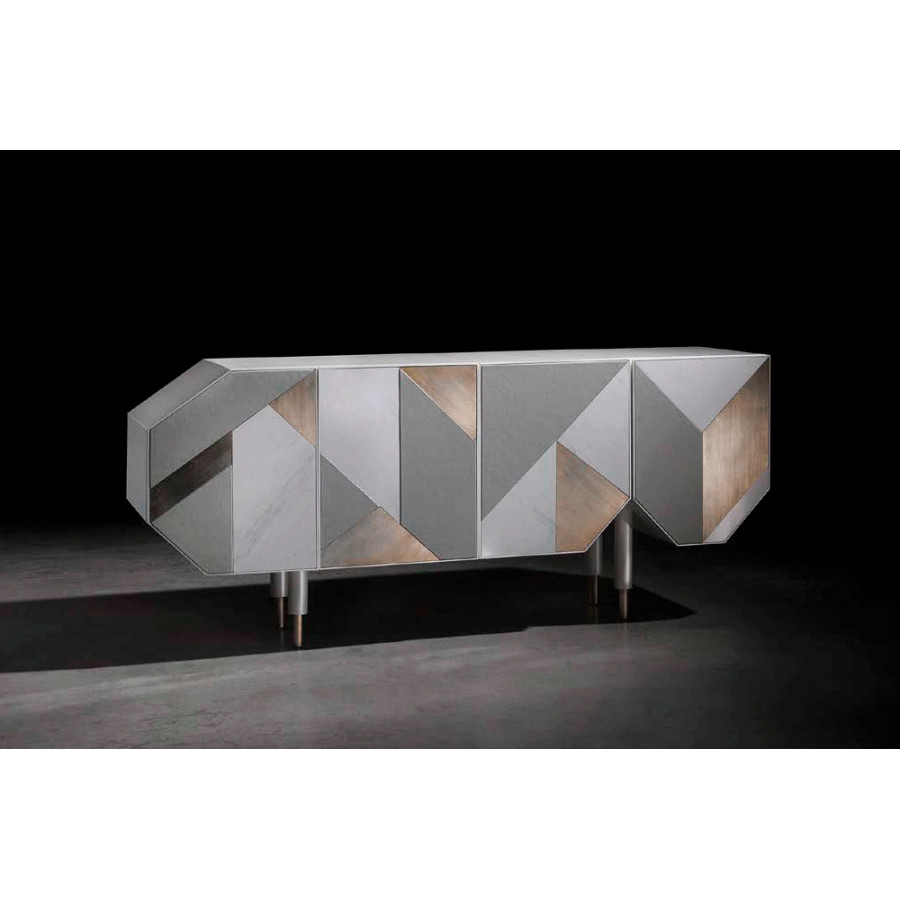 Alexandra - George Sideboard in White Pearl/ Century