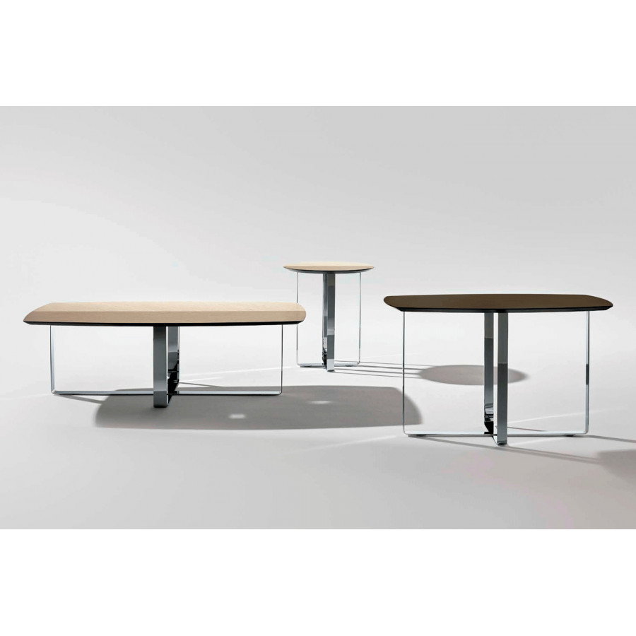 Alexandra - Wind Rectangled Coffee Table in Oak Veneer