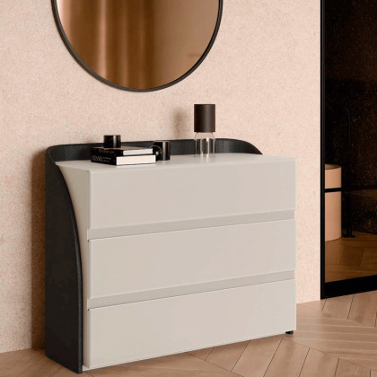 Alexandra - Cricket Dresser in Matt Cream Lacquered
