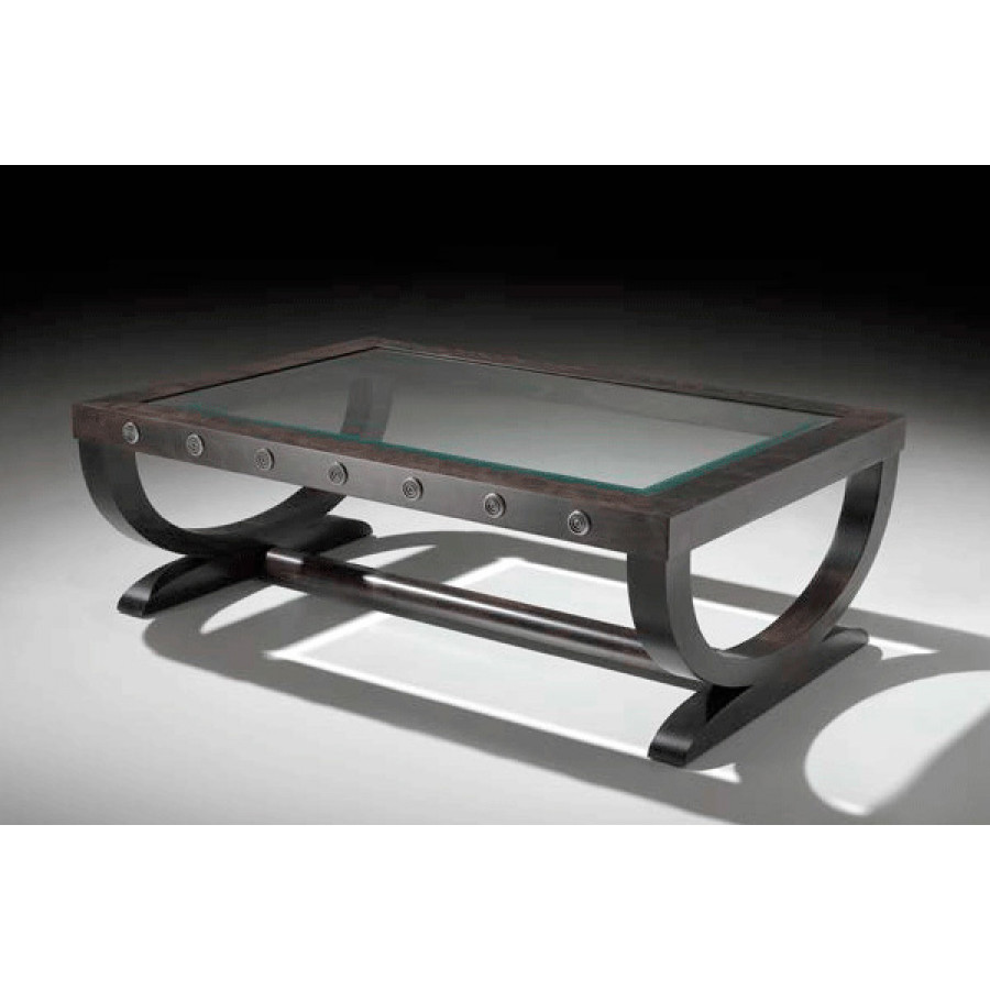 Alexandra - Nicosia Rectangled Coffee Table in Ebony