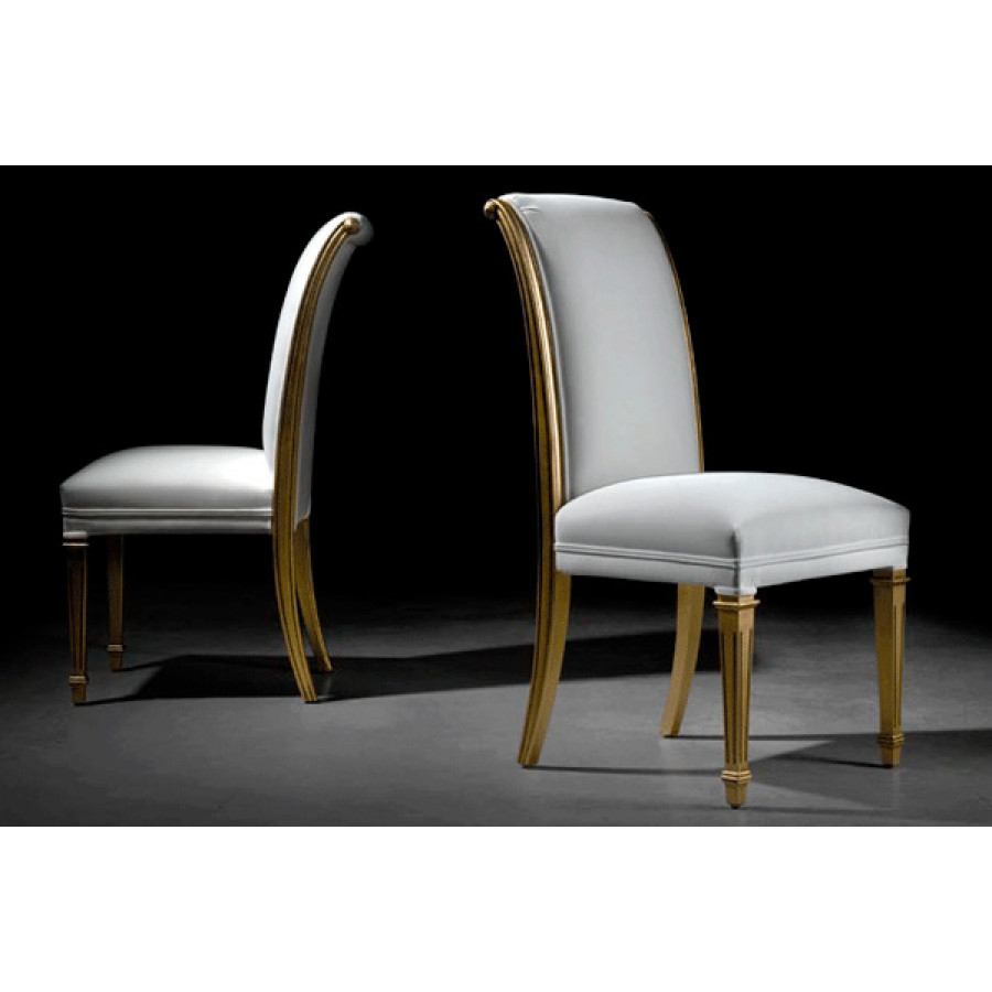 Alexandra - Randa Stationary Solid Print Chair in Fabric, Armless