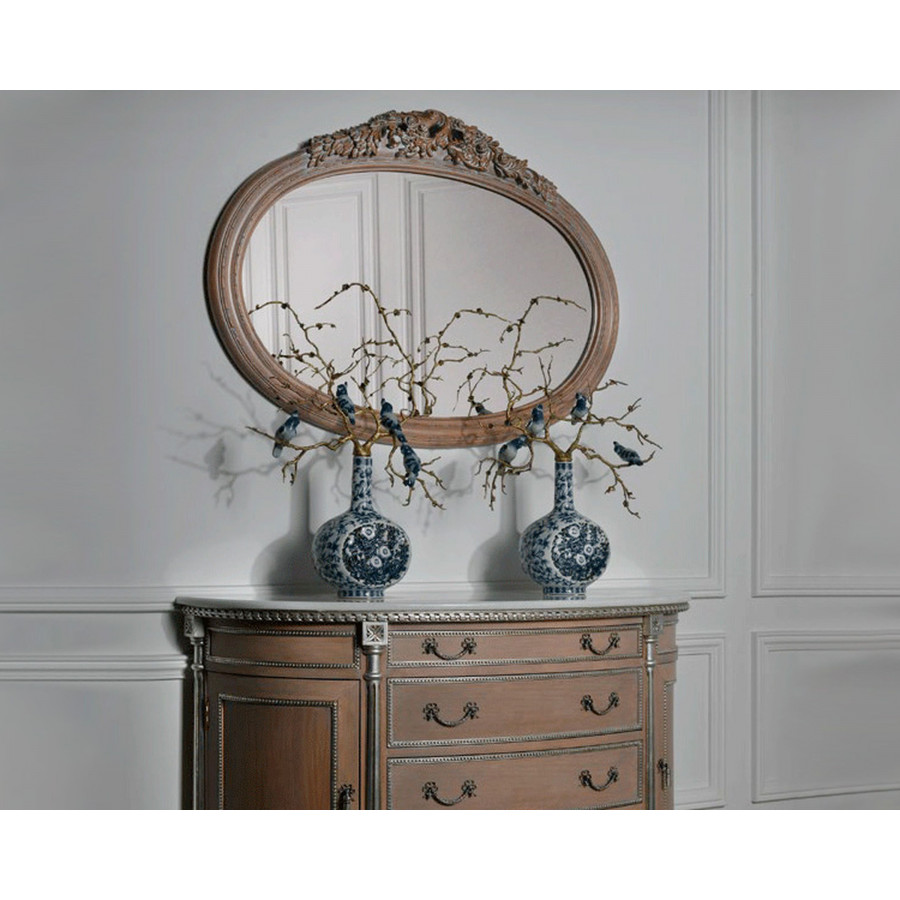 Alexandra - Lucia Mirror in White Patina Oak