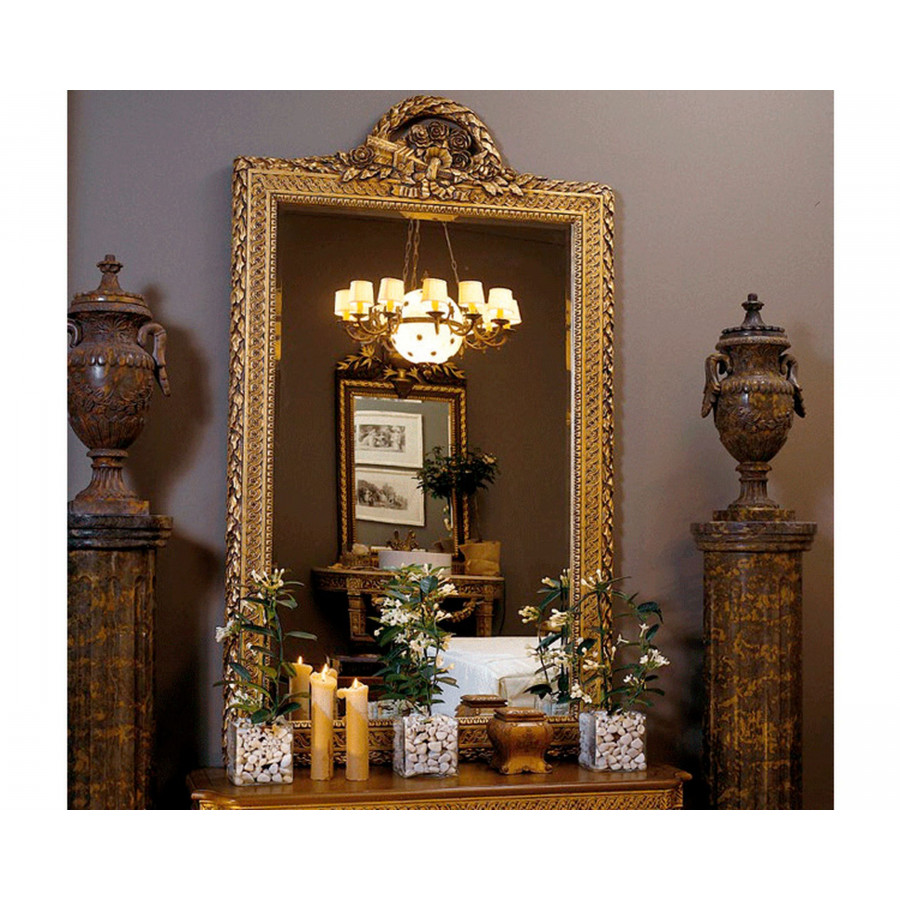 Alexandra - Sissi Mirror in Patined Antiquary Gold