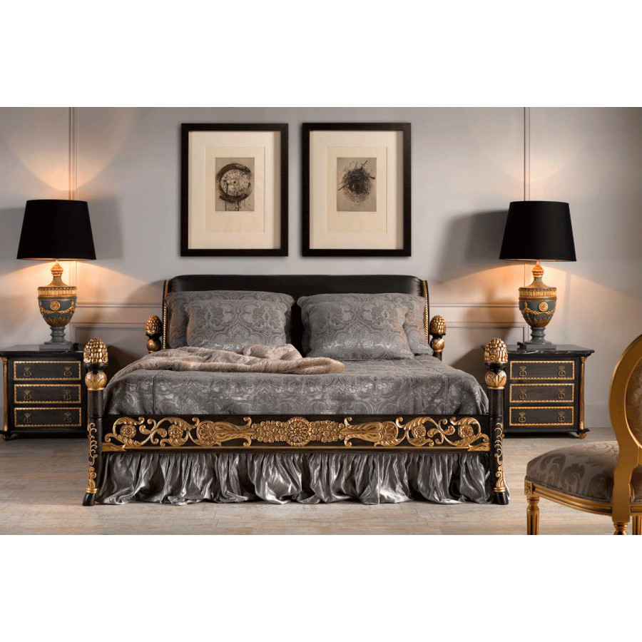 Alexandra - Silvia King Size Bed in For 200x200 cm Mattress