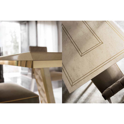 Arredoclassic - Sipario Dining Rectangular Fix Top Table