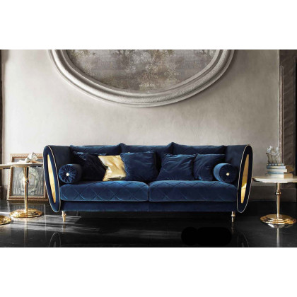 Arredoclassic Sipario Sofa - Blue/Gold, Cat. B
