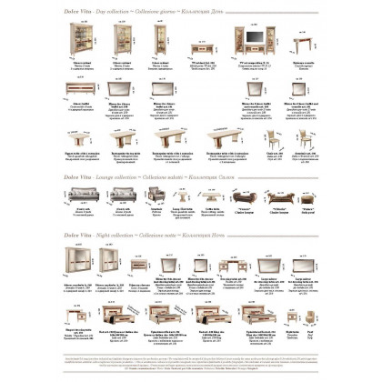 Arredoclassic - Dolce Vita Dining Rectangular Fix Top Table