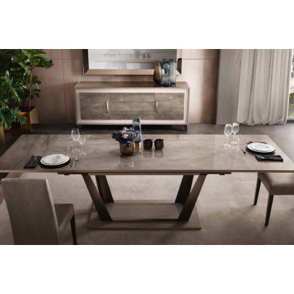 Arredoclassic - Arredoambra Dining Rectangular Table W/2 Ext.