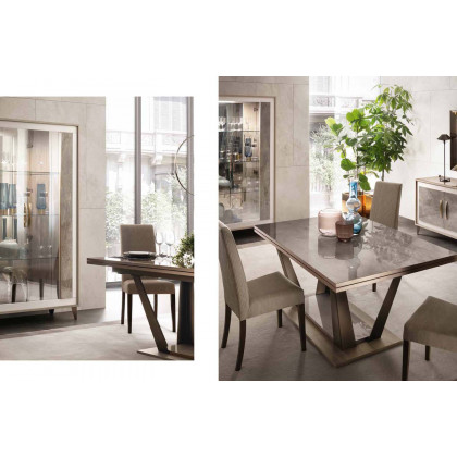 Arredoclassic - Arredoambra Dining Rectangular Table W/2 Ext.