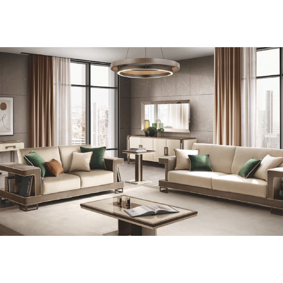 Arredoclassic Poesia Cushion - Light Beige, 40 x 40 cm, Cat. B