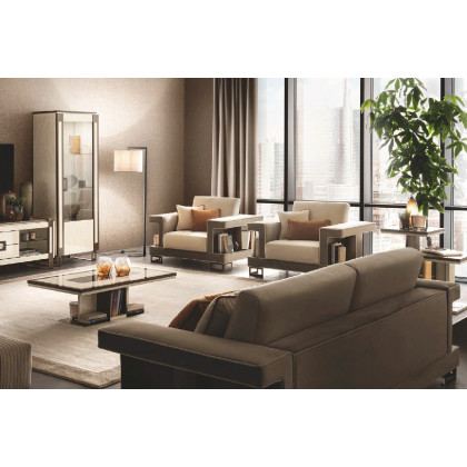 Arredoclassic Poesia Cushion - Light Beige, 40 x 40 cm, Cat. B
