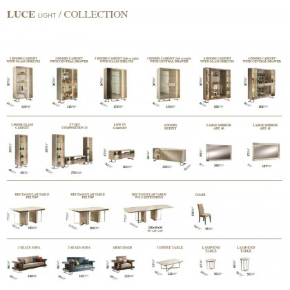 Arredoclassic - Luce Light TV Set Composition