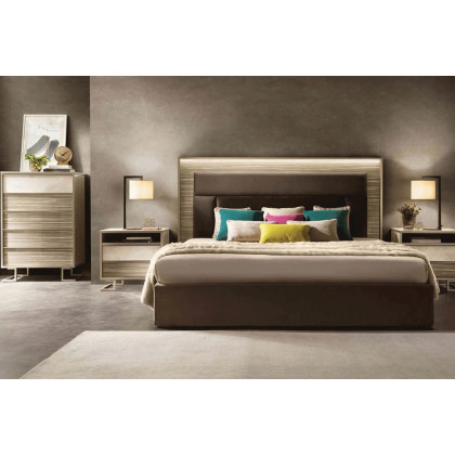 Arredoclassic - Luce Light Bed W/Upholstered Headboard
