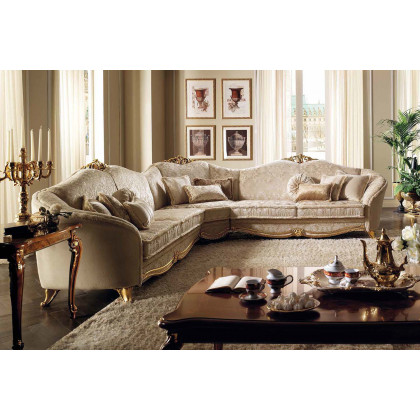 Arredoclassic Donatello Small Pillow - White/Gold, Cat. A