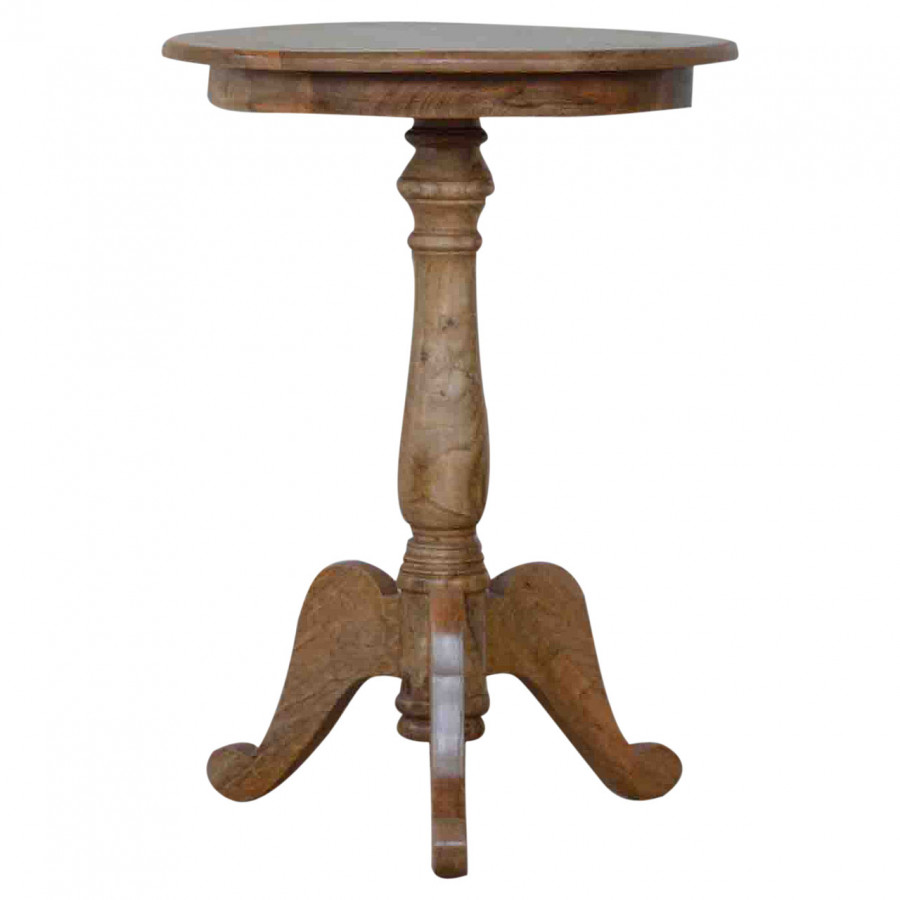 Artisan - Solid Round Tea Table in Oak-Ish, Wood