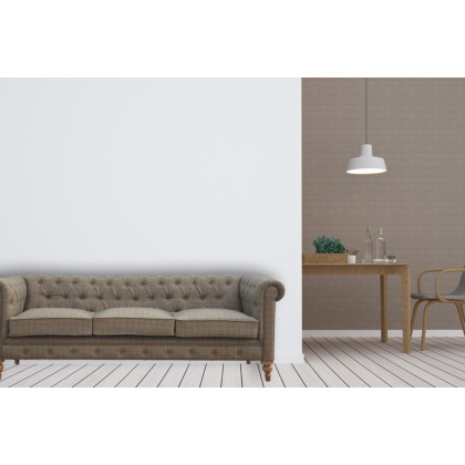 Artisan Chesterfield Sofa with 3 Seater - Gray, Multi Tweed