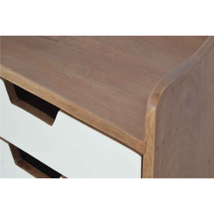 Artisan Gradient Bedside - White
