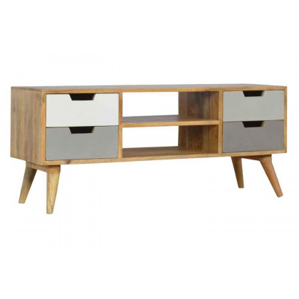 Artisan - Gray Hand Painted Entertainment Unit