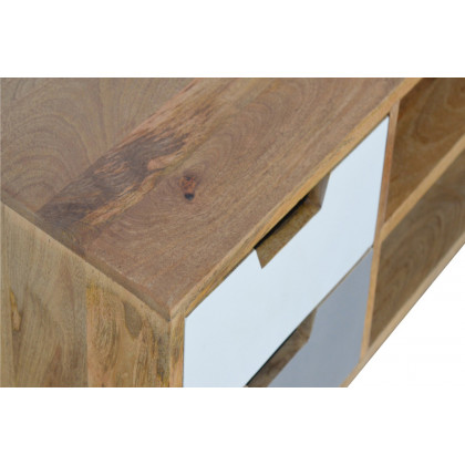 Artisan - Gray Hand Painted Entertainment Unit