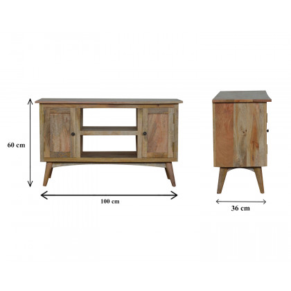 Artisan - Media Unit with 2 Cabin and 2 Drawer