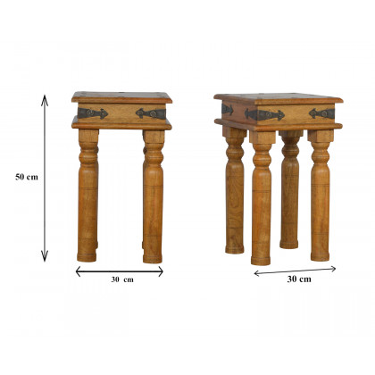 Artisan - Thakat End Table in Oak-Ish