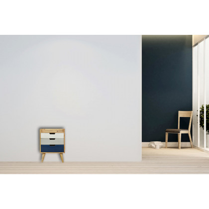 Artisan Gradient Bedside - Navy/White