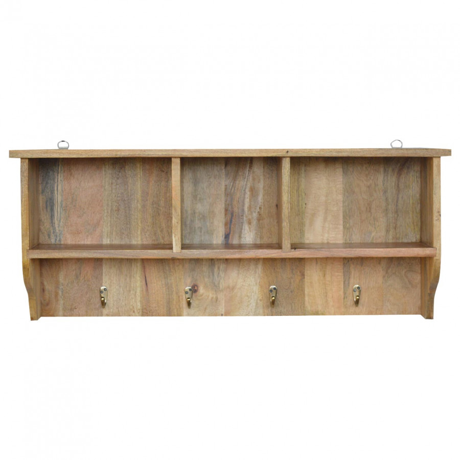 Artisan - Floating Coat Rack with 3 Shelves