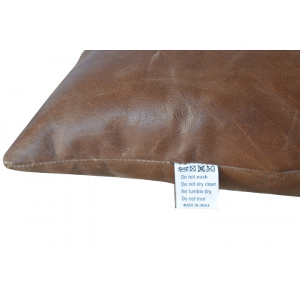 Artisan - Buffalo Hide Leather Scatter Cushion