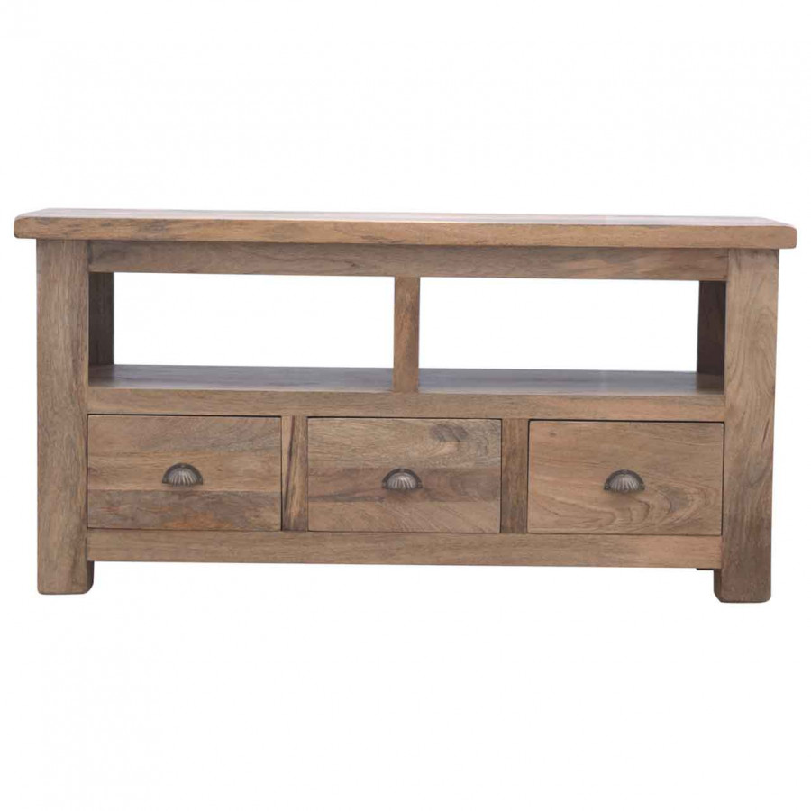 Artisan - Open Slot 3 Drawer Media Unit