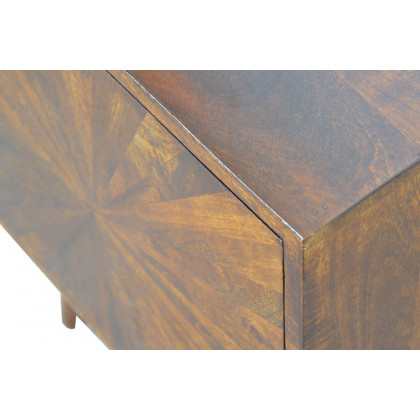 Artisan Sunrise Bedside - Chestnut