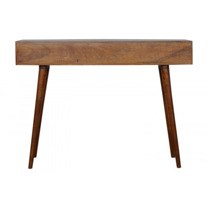 Artisan - 3 Drawer Mixed Console Table in Chestnut