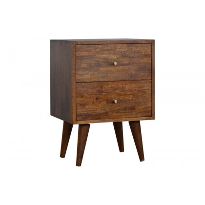 Artisan Mixed Bedside - Chestnut