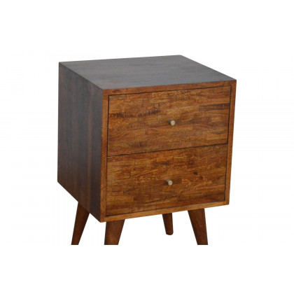 Artisan Mixed Bedside - Chestnut