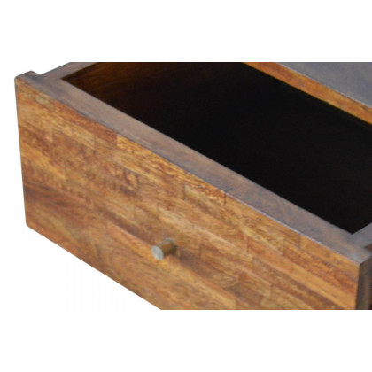 Artisan Mixed Bedside - Chestnut
