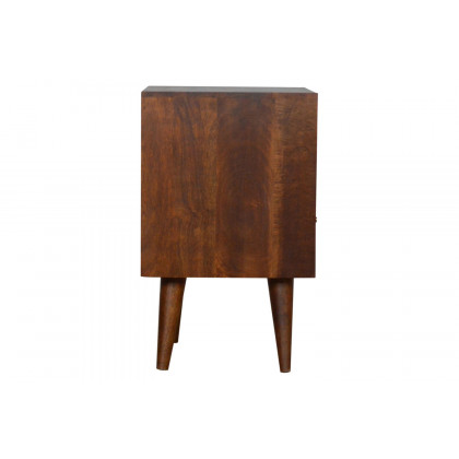 Artisan Mixed Bedside - Chestnut