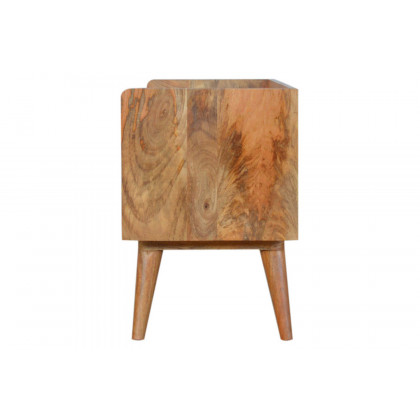 Artisan - White Marble Top Media Unit