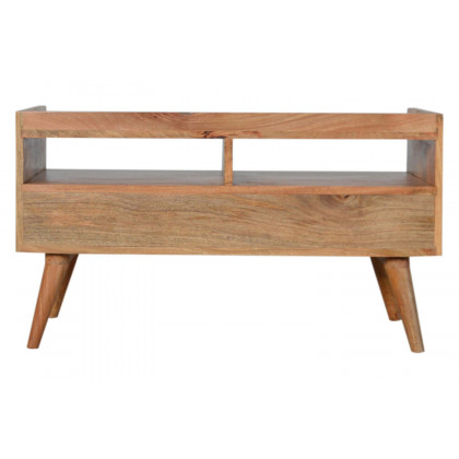 Artisan - White Marble Top Media Unit