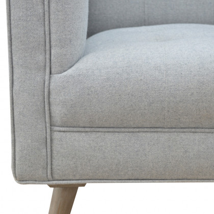 Artisan - Armchair in Gray, Tweed
