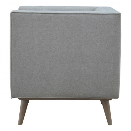 Artisan - Armchair in Gray, Tweed