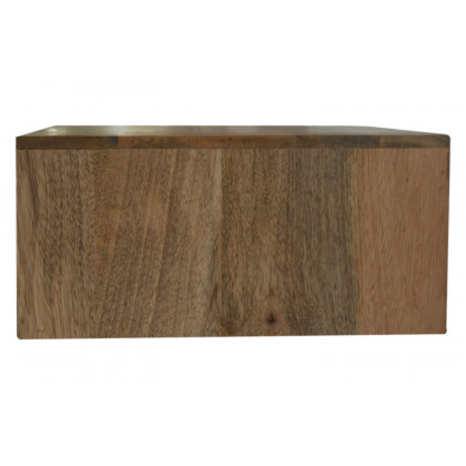 Artisan Wall Mounted Diamond Carved Bedside