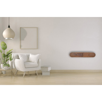 Artisan Wall Mounted Round Console Table w/o Open Shelf