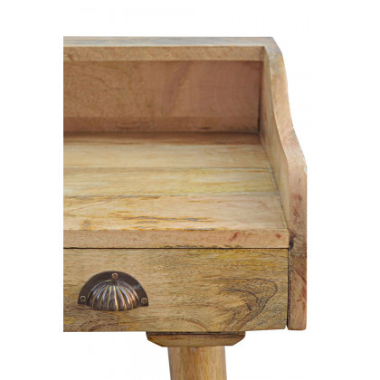 Artisan Nordic Style Gallery Back Writing Desk - Natural Oak-ish