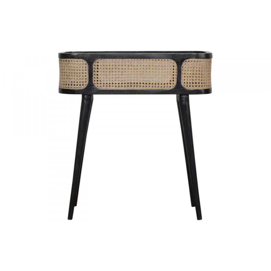 Artisan - Rattan Tray Table in Ash Black