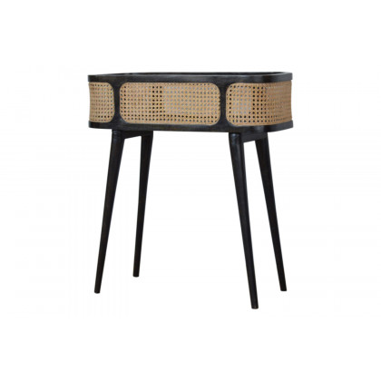 Artisan - Rattan Tray Table in Ash Black
